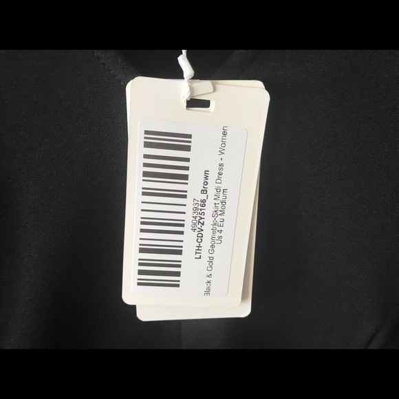 Geometric Skirt Midi Dress - Picture 6 of 7